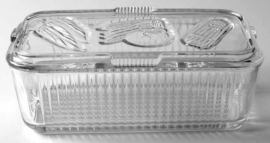 FEG18 Large Refrigerator Jar & Lid by Federal Glass -1