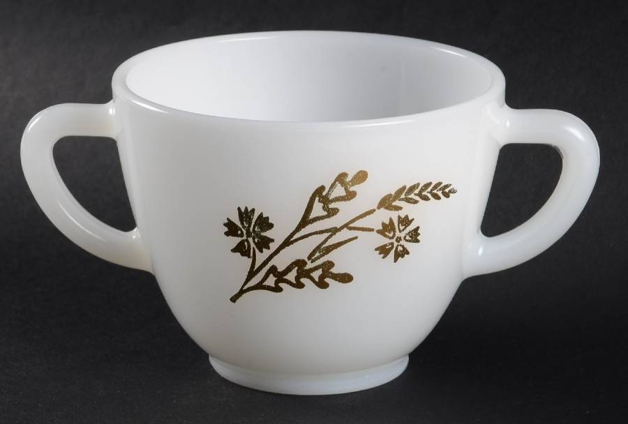 Meadow Gold Open Sugar by Federal Glass -1