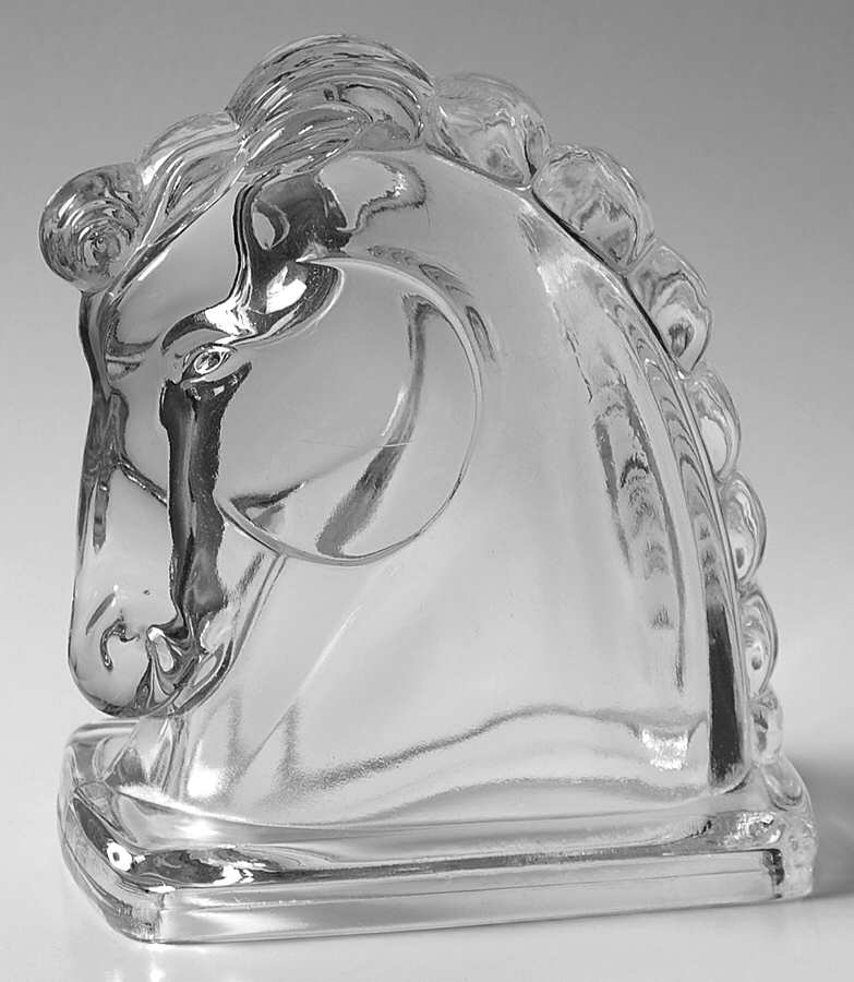 Animals & Figurines #2563 Horse Head by Federal Glass -1