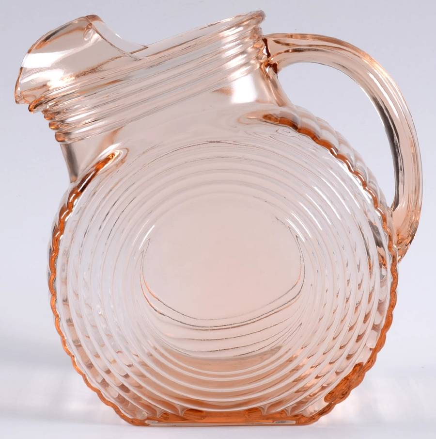 145R-Pink Pitcher by Federal Glass -1