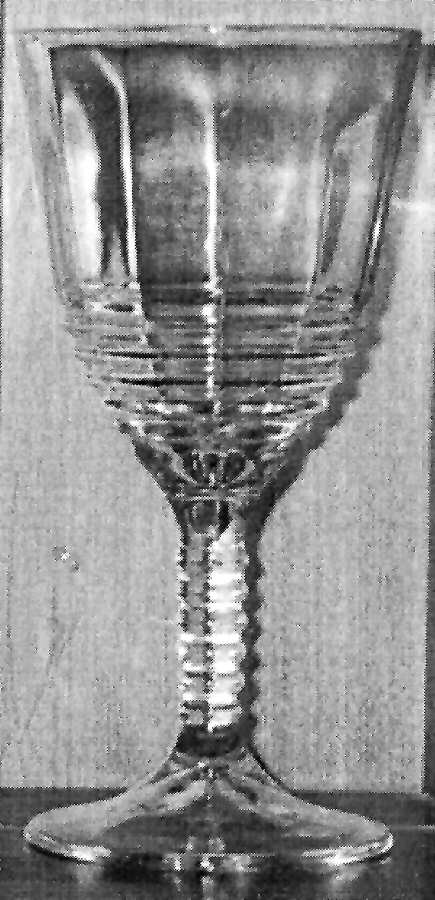 145R-Pink Water Goblet by Federal Glass -1