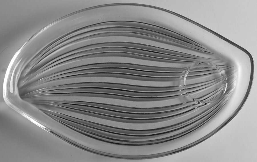 Hawaiian Leaf Snack Plate No Cup by Federal Glass -1