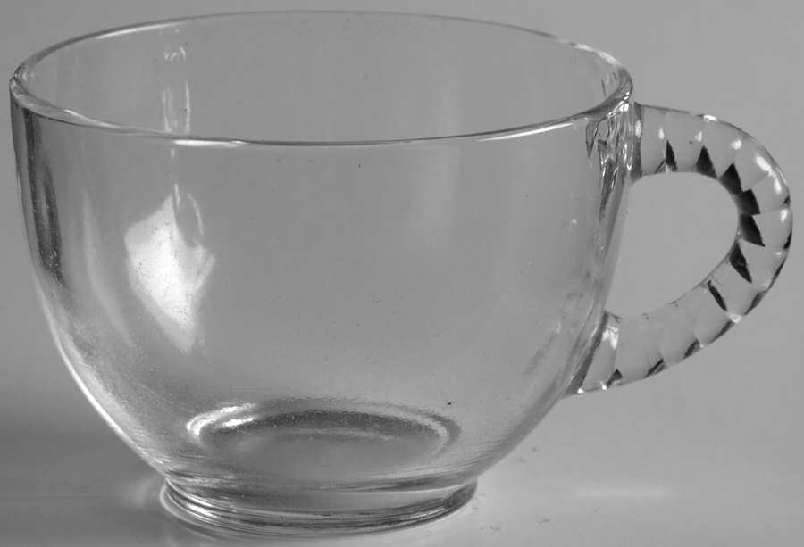 Hawaiian Leaf Snack Cup for Snack Plate by Federal Glass -1