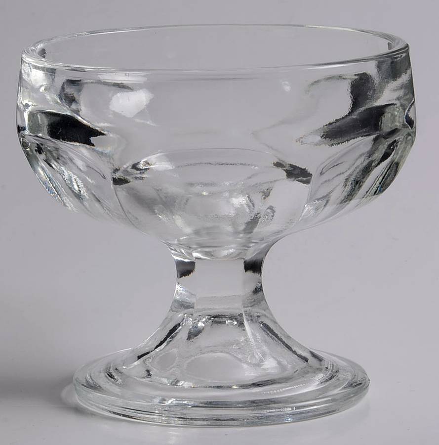 FEG15 Clear Low Sherbet by Federal Glass -1