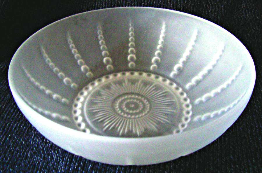 Columbia  Clear (Frosted) Cereal Bowl by Federal Glass -1