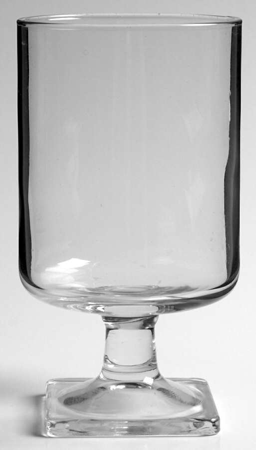 Nordic Clear Water Goblet by Federal Glass -1