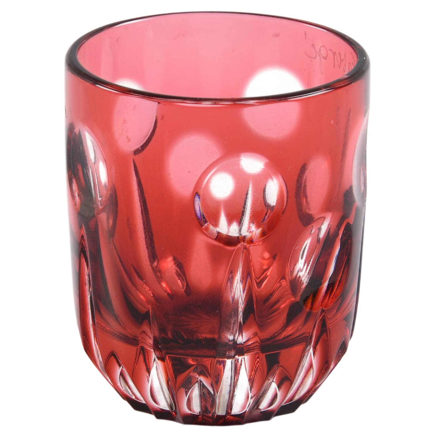 Na Zdorovye Red Shot Glass by Faberge-1