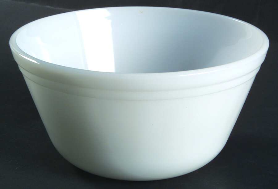 Dura White 7" Mixing Bowl by Federal Glass -1
