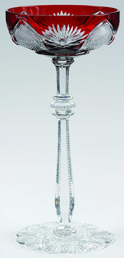 Czar Imperial Red Champagne/Tall Sherbet by Faberge-1