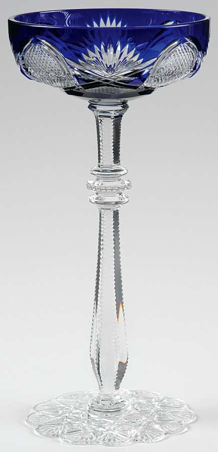 Czar Imperial Cobalt Champagne/Tall Sherbet by Faberge-1