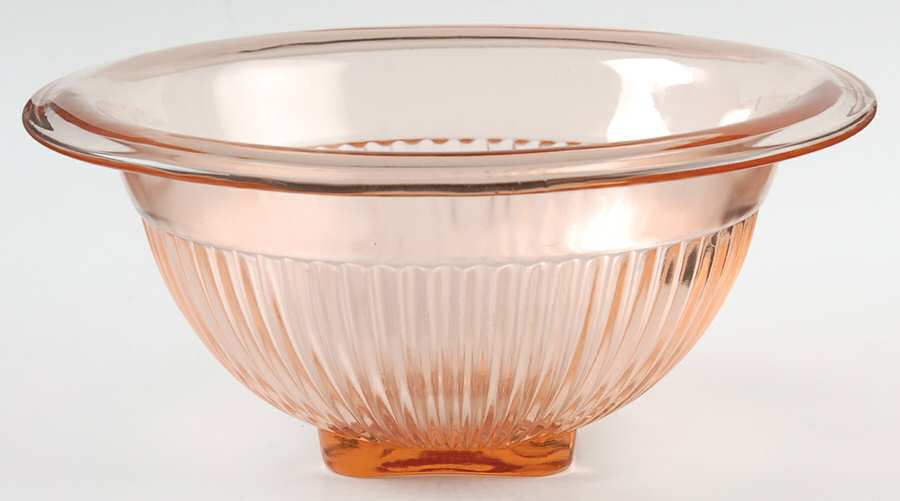 FEG19 Rose Glow (Pink) 8" Mixing Bowl by Federal Glass -1