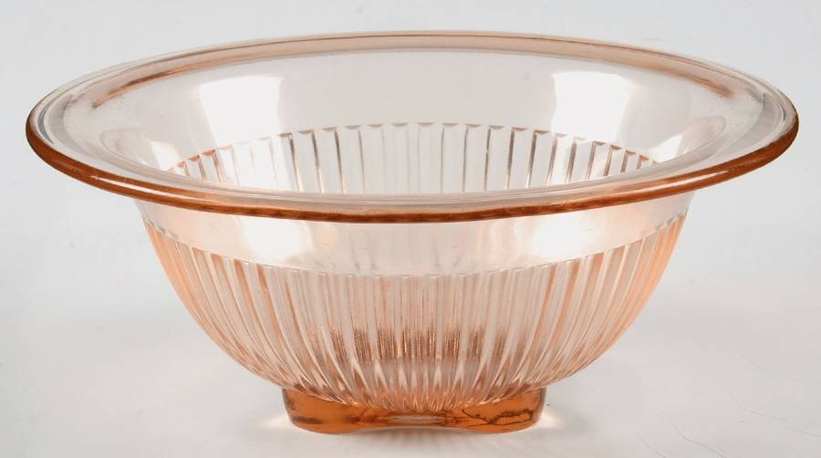 FEG19 Rose Glow (Pink) 7" Mixing Bowl by Federal Glass -1