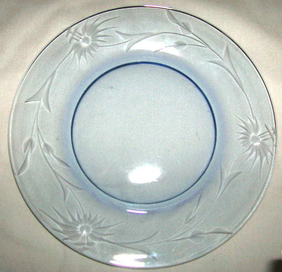 FRY70 Blue Luncheon Plate by Fry-1