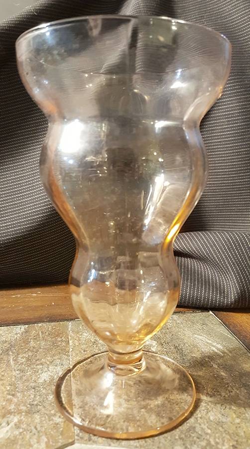 Lido Golden Glow 15 Oz Footed Tumbler by Federal Glass -1