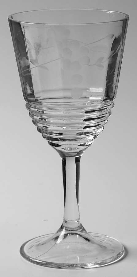 145-4 Water Goblet by Federal Glass -1