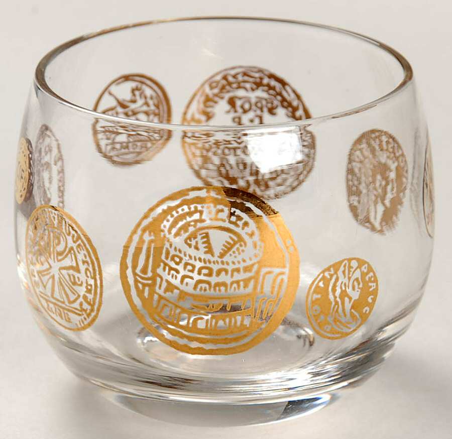 Roma Coins 5 Oz Roly Poly by Federal Glass -1