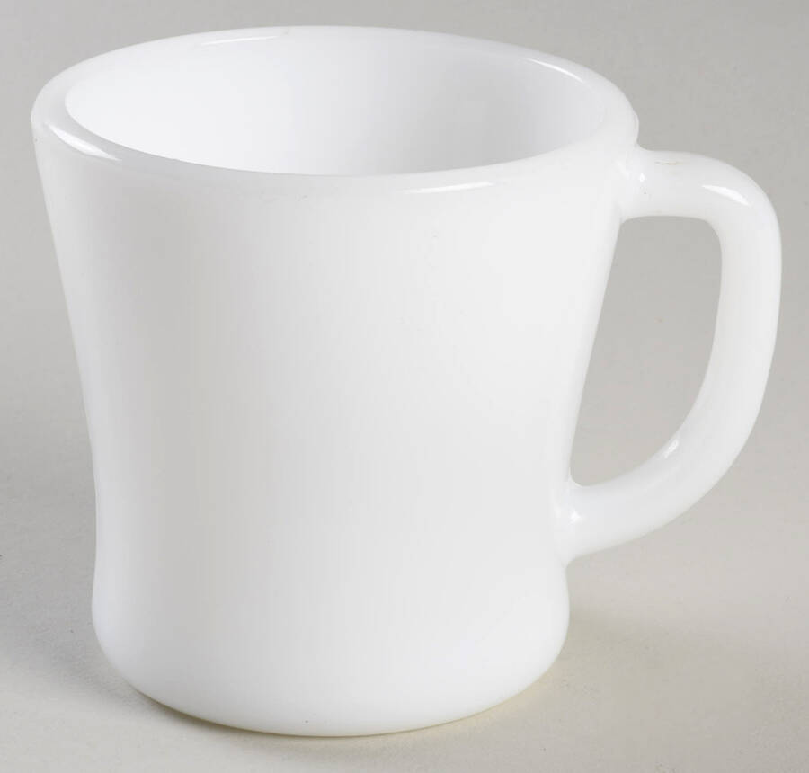 Dura White Mug by Federal Glass -1