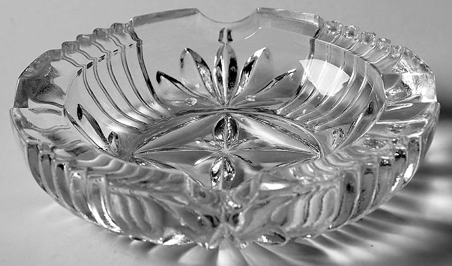 Georgetown Clear 4" Round Ashtray by Federal Glass -1