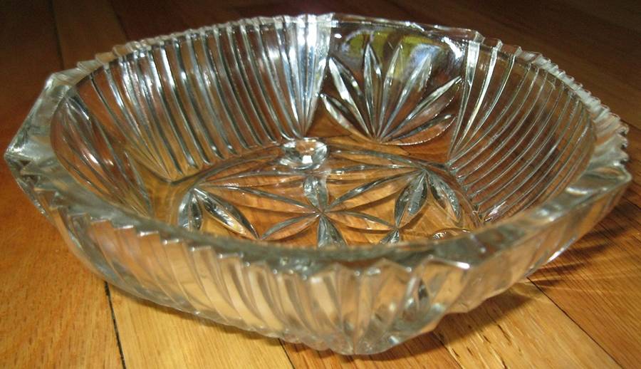 Georgetown Clear Bon Bon by Federal Glass -1