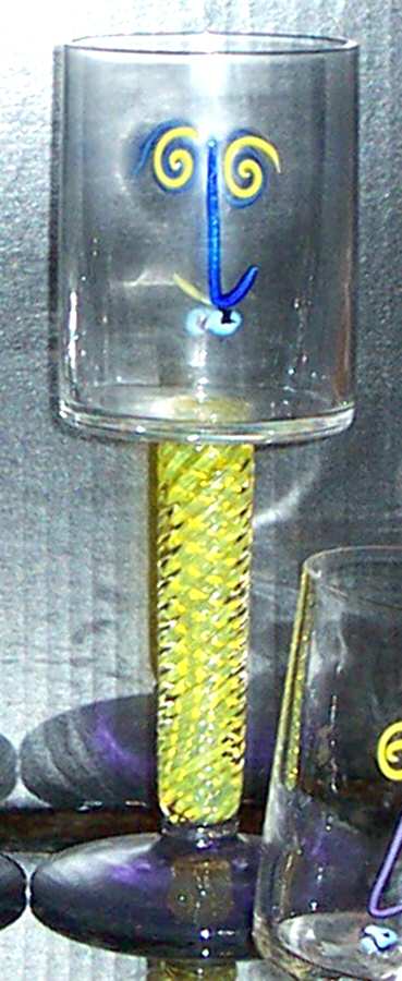 F2G1 Water Goblet by Fine Line Studio Glass-1