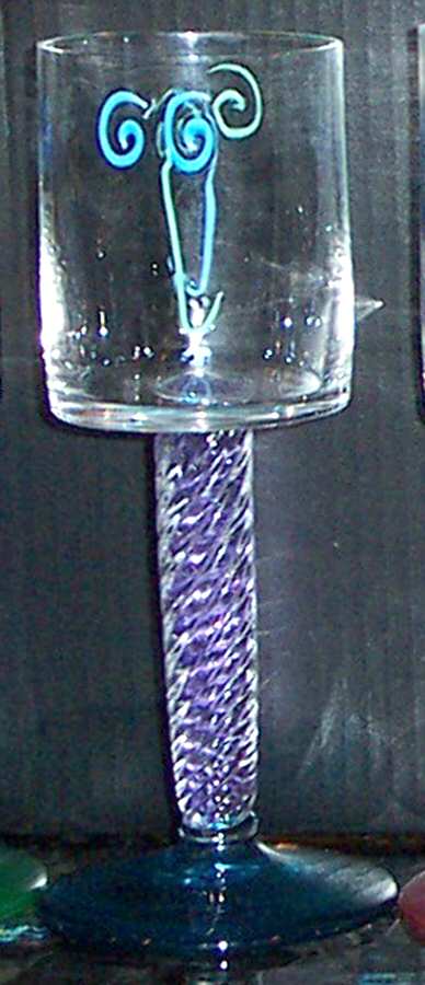 F2G1 Water Goblet by Fine Line Studio Glass-1