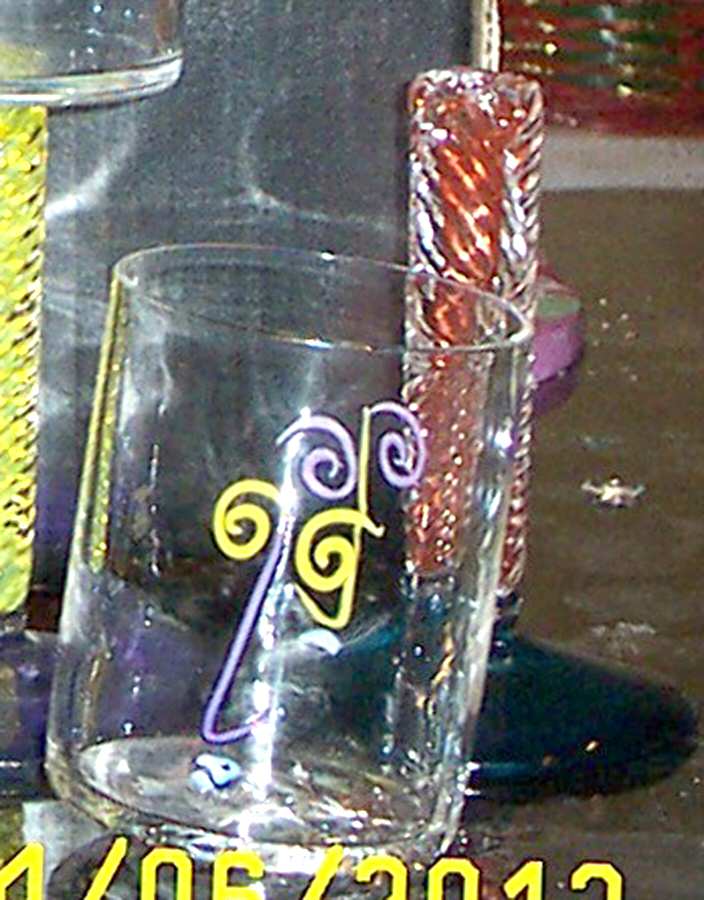 F2G1 Water Goblet by Fine Line Studio Glass-1