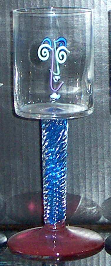 F2G1 Water Goblet by Fine Line Studio Glass-1
