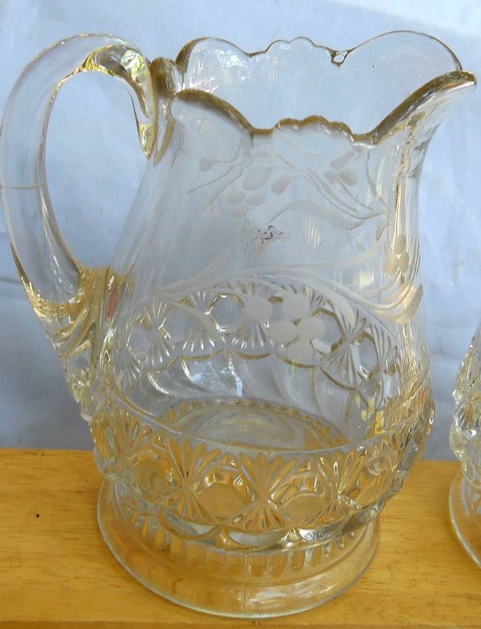 Findlay's Pillar Dec. #1 Creamer by Findlay Glass Company-1