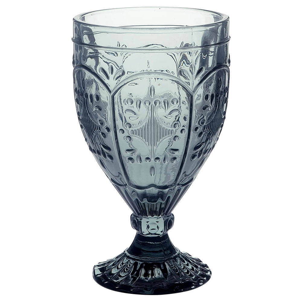 Trestle Smoke Water Goblet by Fitz and Floyd-1