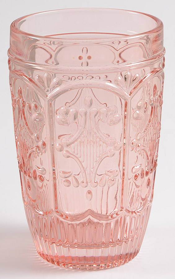 Trestle Pink Highball by Fitz and Floyd-1