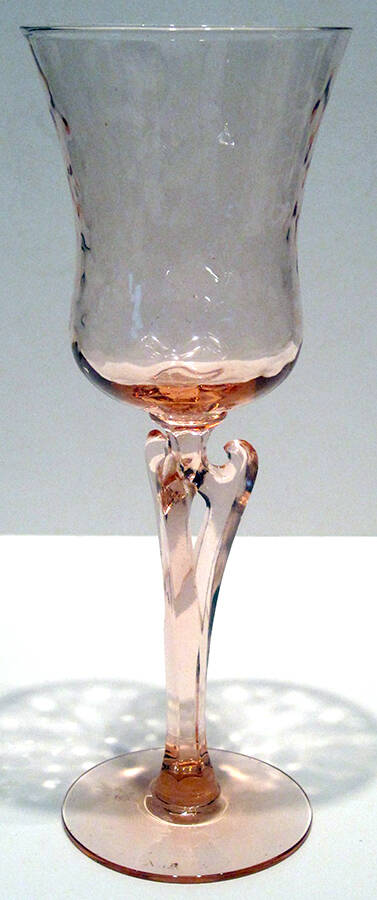 Cactus Pink Water Goblet by Fry-1