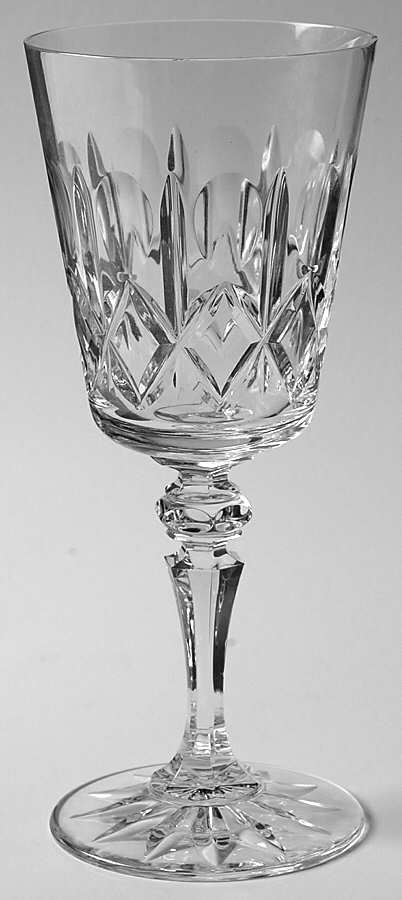 Aran (Newer, Sq Bowl, Cut Base) Water Goblet by Galway-1