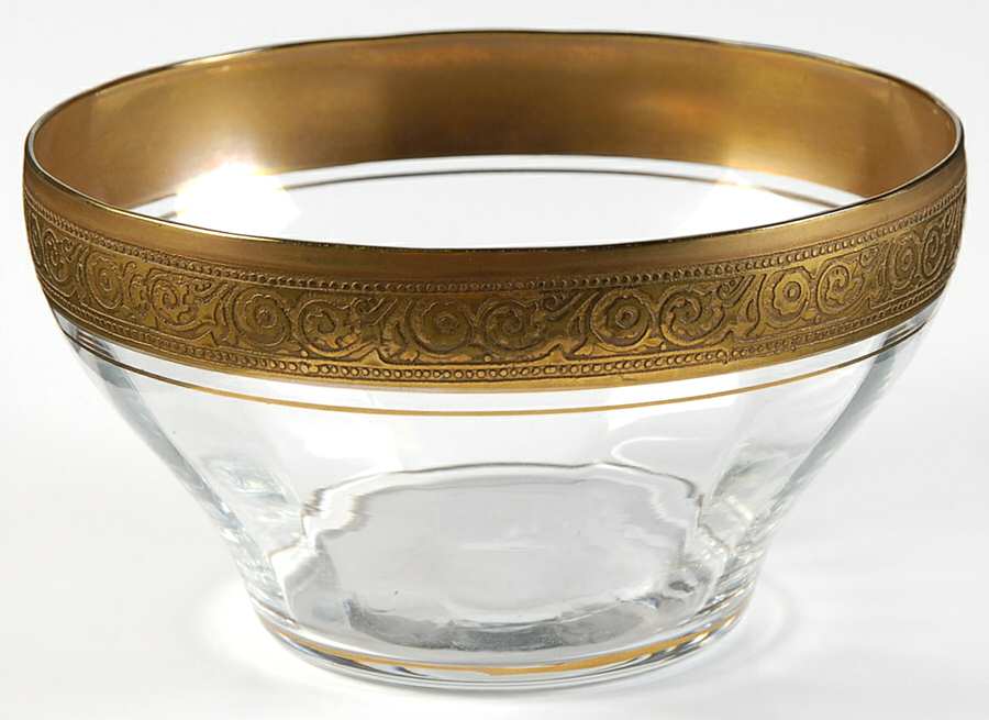Minton 1125 (Gold, Optic) Finger Bowl by Glastonbury - Lotus-1