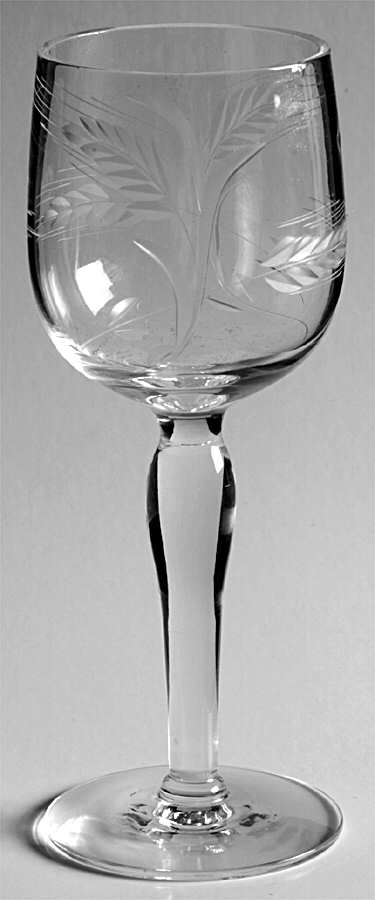 Wheat Wine Glass by Glastonbury - Lotus-1