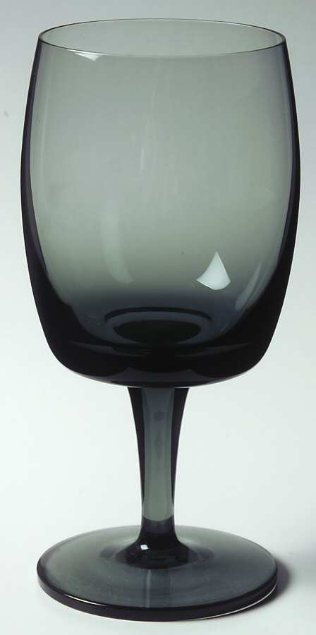 Accent Gray Water Goblet by Gorham Crystal-1