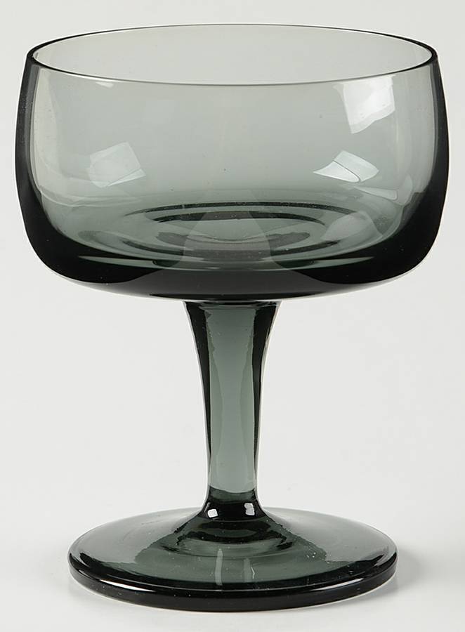 Accent Gray Champagne/Tall Sherbet by Gorham Crystal-1