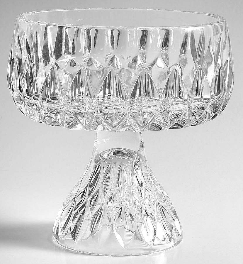 Althea (Cut) Round Compote (Height X Width) by Gorham Crystal-1