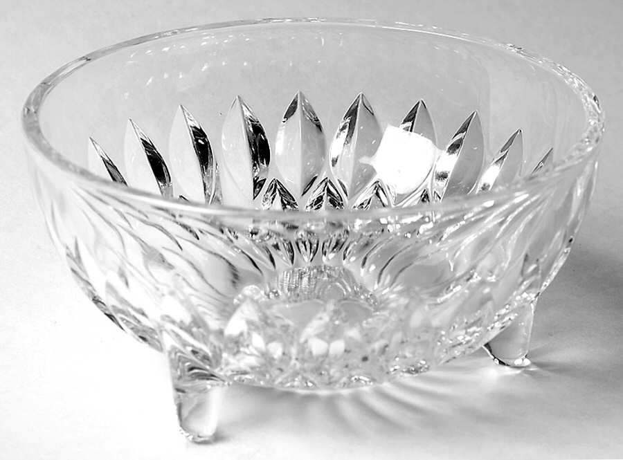 Althea (Cut) 6" Footed Bowl by Gorham Crystal-1