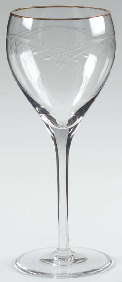 Bellamy Gold Wine Glass by Gorham Crystal-1