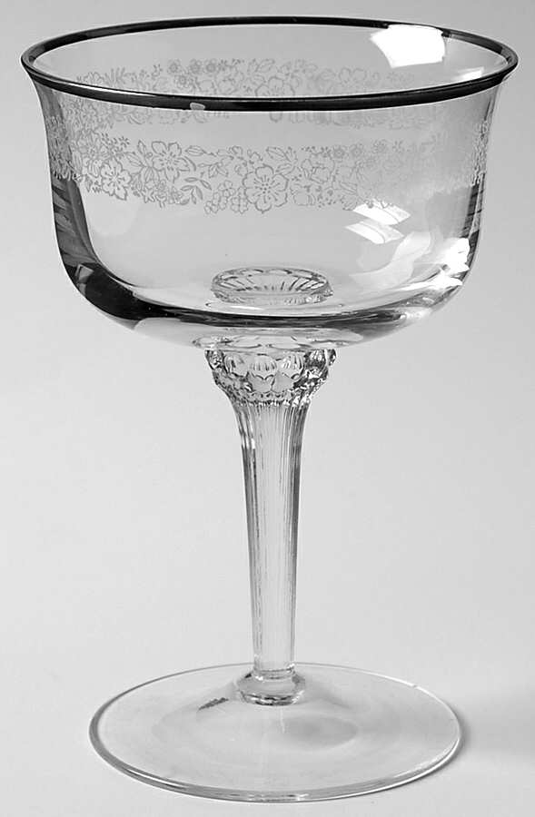 Bridal Bouquet Champagne/Tall Sherbet by Gorham Crystal-1