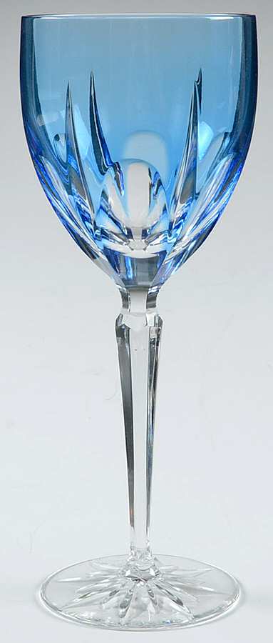 Clermont Blue Wine Glass by Gorham Crystal-1