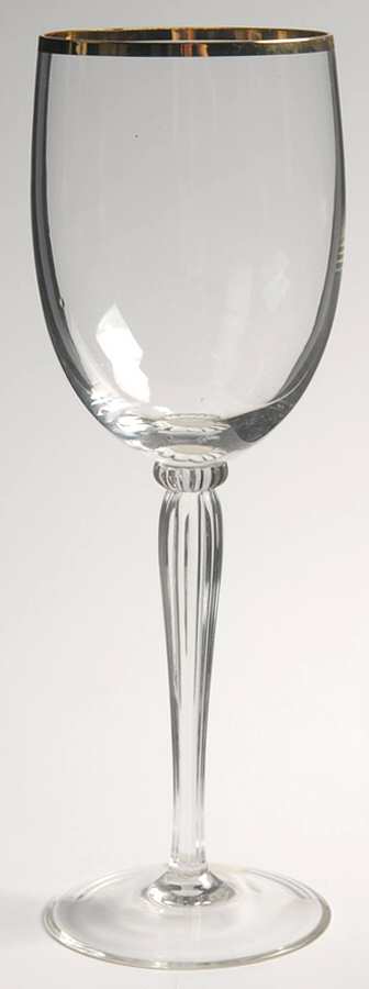 Classique Gold Water Goblet by Gorham Crystal-1