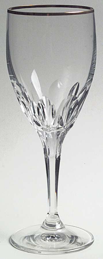 Diamond Gold (Newer) Water Goblet by Gorham Crystal-1