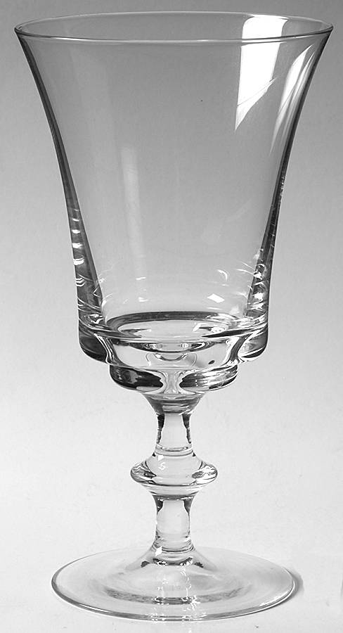 Elegance Clear Water Goblet by Gorham Crystal-1