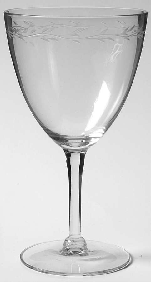 Fontana Water Goblet by Gorham Crystal-1