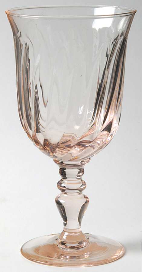 Gentry Pink Wine Glass by Gorham Crystal-1