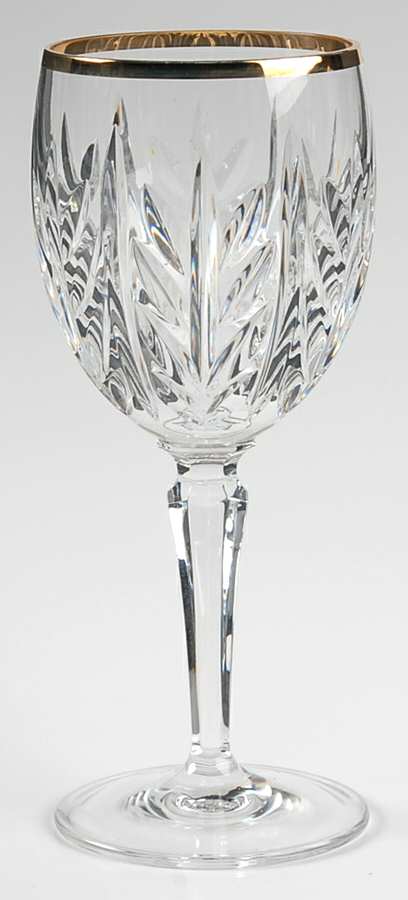 Golden Glenwood Wine Glass by Gorham Crystal-1