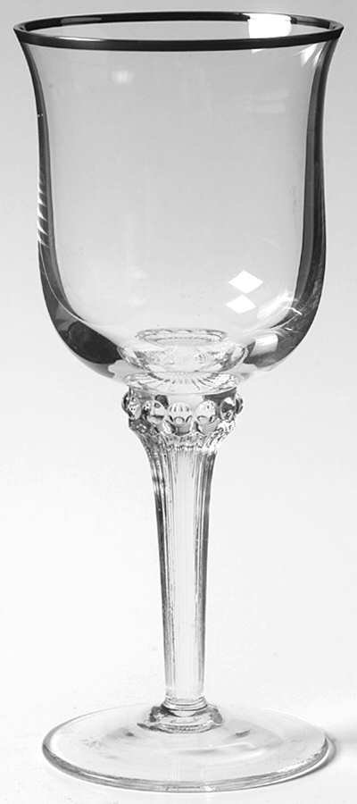 Gorham Platinum Wine Glass by Gorham Crystal-1