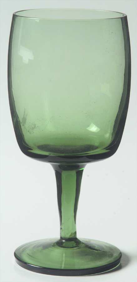 Images Green Wine Glass by Gorham Crystal-1