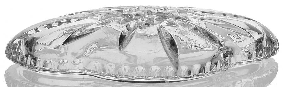 King Edward Lid for Oval Box by Gorham Crystal-1